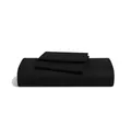 twenty:three® Bettwäsche Lyocell Bettwäsche Jet Black, Lyocell, Atmungsaktiv, Ultraweich, 100% TENCEL™ Lyocell