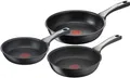 Tefal G25991 Unlimited On Pfannenset 3-teilig mit kratzfester Titanium, Pfannen