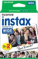 Instax Fujifilm Wide Film, Weiß, 20 Stück