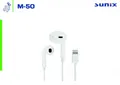 Sunix Sunix In-Ear Stereo Sound Kopfhörer Mikrofon Lightning Weiß In-Ear-Kopfhörer