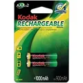 Kodak rechargeable Ni-MH R3 1000 mAh 2 pack - Batterie - Micro (AAA) (2 Stk., AAA, 1000 mAh) (30954021)