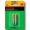 Kodak - Blisterpackung Mit Wiederaufladbaren Ni - Mh Aaa Lr3 1000 Mah Batterien - Blisterpackung Mit 2 Batterien