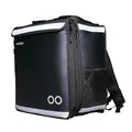 Boolanga Telescopic Cubic 89L – Isolierte Liefertasche erweiterbar & faltbar | Wasserdicht, Thermotasche für Pizza, Essen, Getränke | Reflektierend & strapazierfähig