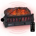 Kamini Fxl 2g Elektrischer Kamin Kamineinsatz 1800 W Led-3d-flammenillusion