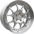 RH Alurad MK Dynamik silber horn hochglanz poliert 8x18 ET66 - LK5/112 ML158 Alufelge silber