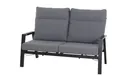 Siena Garden Gartenbank Loungebank siena GARDEN VALENCIA BHT 153x99x83 cm grau