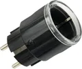 Shelly Plug S Gen3, Draußen, Schwarz, 50 m, 30 m, Kunststoff, Kabellos