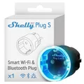 Shelly Smarte Steckdose Gen3 WLAN Bluetooth Plug Wi-Fi Steckdose Schwarz