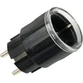 Shelly Plug S Gen3 MTR, Schaltsteckdose, schwarz