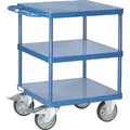 Fetra Tischwagen - Stahlblech-Plattformen Ladefläche 600 x 600 mm, 2416B