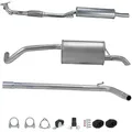 Auspuff VW Fox 5Z1 , 5Z3 1.2 ab Bj. 2005, Auspuffanlage + Montagesatz