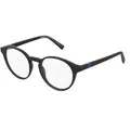 Timberland TB1826 Kinder-Brille inkl. Gläser Vollrand Rund Acetat-Gestell 48mm/18mm/140mm, schwarz