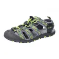 CMP Unisex Kinder Sahiph Wandersandalen Sport, Graphit-Limettengrün, 29 EU