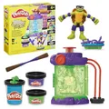 Play-Doh Teenage Mutant Ninja Turtles Mutationsstation Spielset, Bastel-Set für Mädchen und Jungen ab 4 Jahren zum Formen und kreativen Spielen mit 3 Dosen Knete