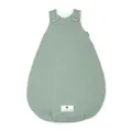 Julius Zöllner Babyschlafsack gefüttert Musselin 2,5 TOG Gr. 62/68 | 100% Baumwollmusselin | Oeko-TEX Standard 100 | grün