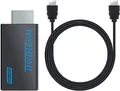Wii Zu HDMI Adapter Wii to Hdmi Konverter 1080p Wii 2 Hdmi Konverter Mit 3,5mm Buchse Wii U Spiele Audioausgang Tv Monitor Beamer Fernseher Mario Sports Games Dance Motion Controller Konsole
