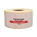 40x30 mm Thermoetiketten auf Rolle – 1 Rolle 1000 Thermo etiketten – Barcodee...