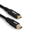 Club3D CAC-1561 USB Typ-C auf MiniDisplayPort DP40 bidirektionales VESA zertifiziertes Kabel 2m
