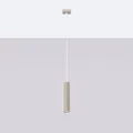 Pendelleuchte KARBON 1 taupe 1xGU10 10W Aluminium 118x8x8cm Sollux Lighting