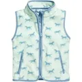 Playshoes Softshellweste Fleece-Weste Pferde blau 92 - ca. 24 Monate