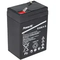 Exide Powerfit S306/4 S Blei Akku mit Faston 4,8 mm 6V, 4500mAh