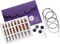 KnitPro austauschbare Rundstricknadelspitzen Deluxe-Set Symfonie 3,50–8,00 mm