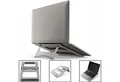 Hama Laptop-Ständer Notebook-Ständer Aluminium bis 15,6" Silber, (Laptop Stand Halterung Tragbar Halter 12" 13" 13,3" 13,5" 14"15" 15,6)