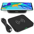 QI Wireless Schnell Ladegerät kompatibel für Huawei P30 Pro Kabellos Charger Induktives Universal Schnellladegerät Ladestation