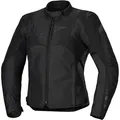 Alpinestars T-Jaws V4, Textiljacke wasserdicht Damen - Schwarz/Schwarz - XS