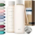 KIVY Trinkflasche 650ml [BPA FREI] Auslaufsicher & Spülmaschinenfest - Wasserflasche für Kinder & Erwachsene - Water Bottle Small - Trinkflasche Klein - Tritan Flasche für Kohlensäure geeignet