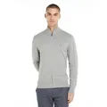Tommy Hilfiger PIMA ORG CTN CASHMERE ZIP THRU grau XL (52)