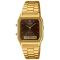 Casio Uhr Vintage Armbanduhr golden AQ-230GA-5AMQYES - Gold/Schwarz