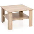 FineBuy Couchtisch SV51868 Holz 60 x 42 x 60 cm Design Holztisch mit Ablage, Wohnzimmertisch Coffee Table, Sofatisch Loungetisch, Kaffeetisch Stubentisch mit Stauraum, Tisch Wohnzimmer