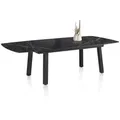 Henders & Hazel Palace Ausziehtisch 4-Füße HPL/Metallgestell off black