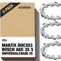 3 Tallox Sägeketten 3/8 '' 1,1 mm 52 TG 35 cm Schwert komp:Dolmar Makita Bosch