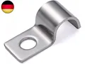 50 Stk Kabelschellen,Hochleistungs Einzelloch Kabelschellen Metall, Kabelhalter