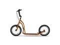 Yedoo S1616 Tretroller - bis 150 kg, mit Luftreifen 16/16 - Kickscooter für Erwachsene mit verstellbarem Lenker, Cityroller (orange)