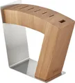 Rösle Messerblock "MoveX", braun (silberfarben, braun)