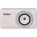 Rollei Compactline Pocket Pink - Digitalkamera de Pocket de 50 MP, Zoom Digital de 16x, Qualität de Video de 2.7 K, kompakt und leicht für Reisen... - Transparent