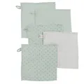 Roba Kids 5er Set Waschlappen 25x25 cm Lil Planet frosty green TOP