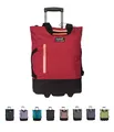 Punta® Einkaufstrolley 33L Weinrot | Einkaufstrolley modern mit Skater-Rollen – leise & leichtgängig | modernes Design | ideal für Einkäufe, Reisen & Sport | Wheel Shopping Roller für unterwegs