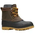 Kamik William LO (Leder, wasserdicht) gauchobraun/schwarz Herren Winterstiefel braun 46 EU