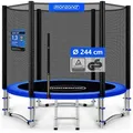 monzana Gartentrampolin, Ø 244 cm, Ø 183 / 244 / 305 / 366 / 427 cm Komplettset TÜV SÜD GS 244 cm