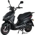 Motorroller »Speedstar FI« 50 ccm 45 km/h EURO 5 mattschwarz - Schwarz