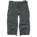 Brandit Industry 3/4 Shorts, schwarz-grau, Größe 2XL für Männer