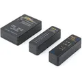 DIGITUS Kabeltester, Netzwerk, RJ45, BNC Hauptgerät, Remote, PoE Tester, mit Schutzkoffer