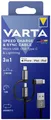 Varta 57937 101 111 Speed Charge & Sync Kabel 3in1 USB , 2 m, schwarz