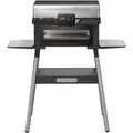 WMF Profi Plus Urban Master Grill, Elektrogrill bis 340° Grad, integrierter Garraum bis 200° Grad, 3000 Watt, 2-in-1, Outdoorgrill, edelstahl matt