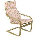 Abakuhaus Stuhlkissen Sitzkissen mit Stuhlkissen mit Hakenschlaufe und Reißverschluss, Blumen Vintage Wildblumen-Blüten