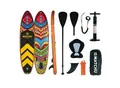 MATCHU Stand Up Paddle-Board Deluxe Mit Sitzfläche 10''6 - Aufblasbares SUP Board - Komplettset mit Zubehör